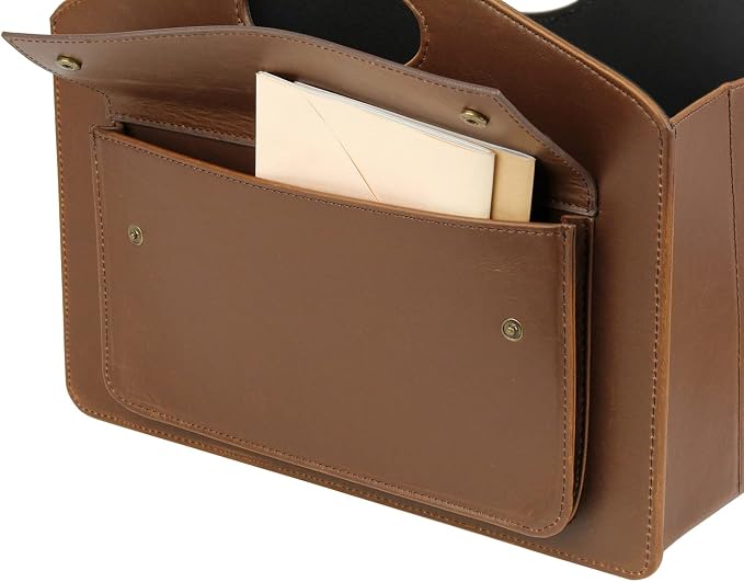 HofferRuffer Magazine Basket Holder, Foldable Magazine Rack, Document File - Image 6