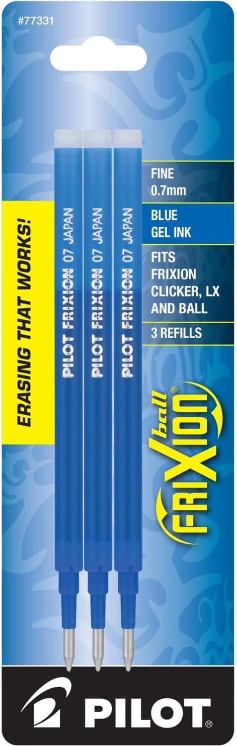 Pilot Gel Ink Refills for FriXion Erasable Gel Ink Pen, Fine Point, 6 Packs - Image 2