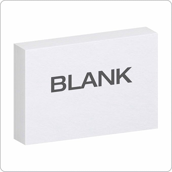 Oxford Blank Index Cards, 4 x 6 Inches, 60 Packs of 100 - Image 2