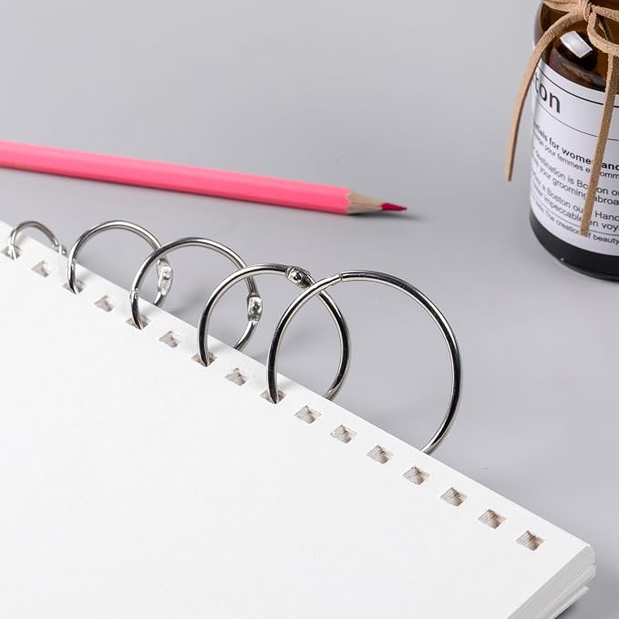 Mr. Pen- Loose Leaf Binder Ring, 60 Pack, 4 Sizes | Metal Loose Leaf Binder - Image 8