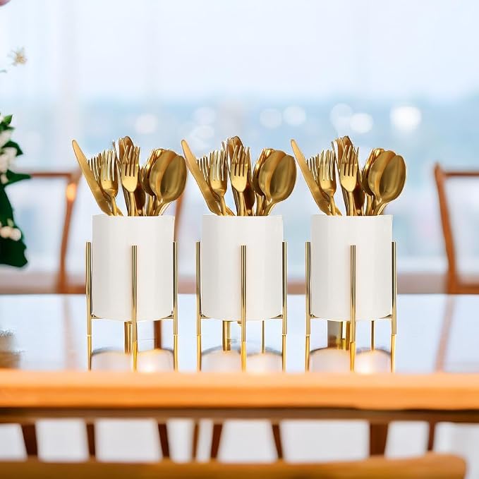 Pencil Holders & Pen Holders Gold Desk Accessories - Image 6