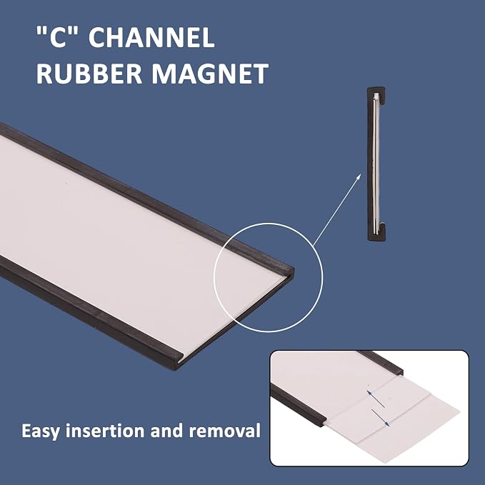 Magnetic Labels, 1.6x4 Inch C-Shape Magnetic Tool Box Labels, Magnetic Label - Image 5