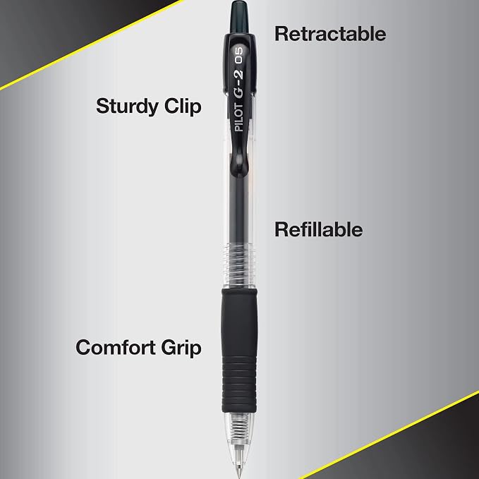 PILOT, G2 Premium Gel Roller Pens, Extra Fine Point 0.5 mm - Image 4
