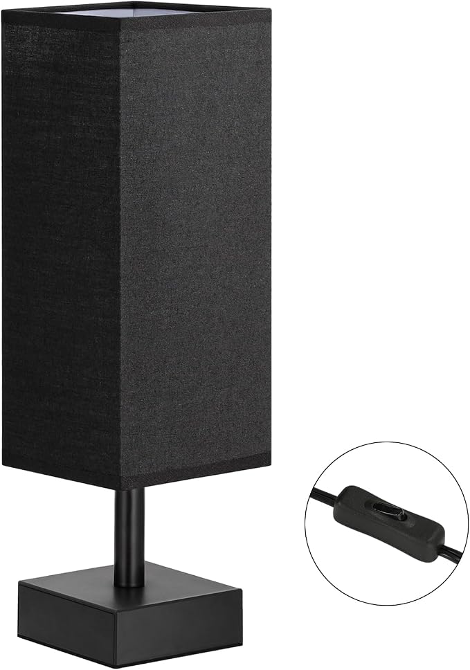 aooshine Black Small Table Lamp - Image 2