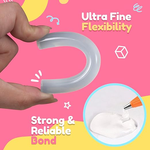 50pcs Full Size Hot Glue Sticks for Large Glue Gun, 0.43x6 inches Large Glue Sticks, Bulk-Pack for Arts Crafts DIY Fabric Gluing & More-DeskLoop Office