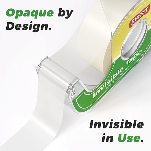 SWRT Invisible Tape Refills, 12 Rolls, 3/4 in x 800 in, Matte Finish | Blends - Image 2