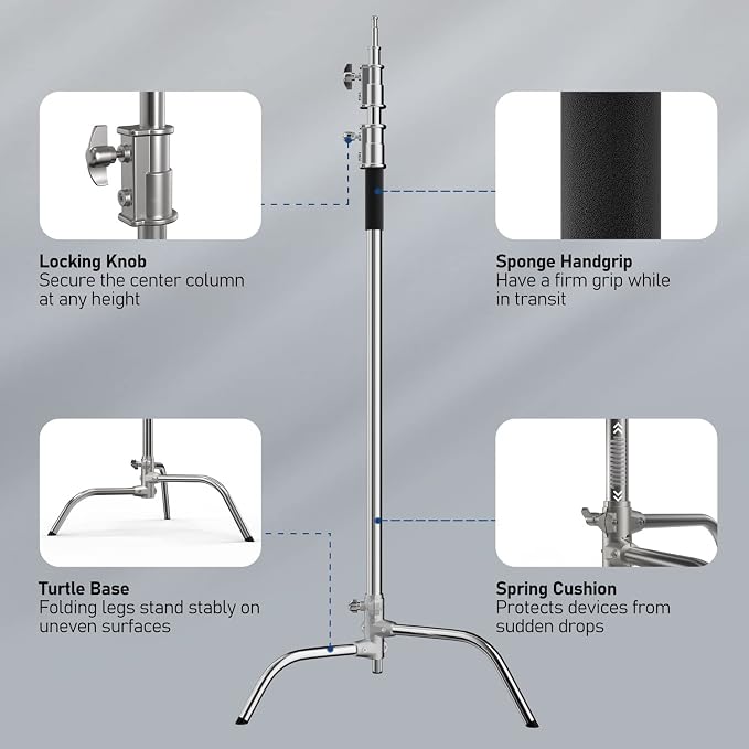 2 Pack Photography C Stand - Image 5