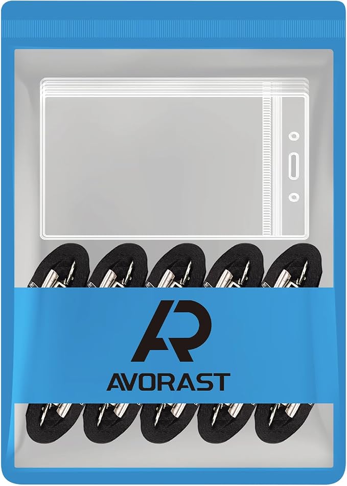 Avorast 10 Pack Vertical ID Card Name Tag Badge Holders - Image 6