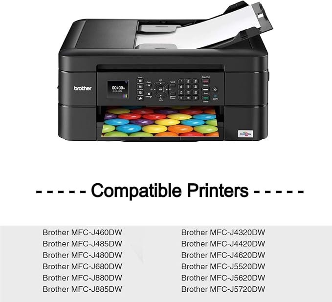LC203 Ink Cartridge Replacement for Brother LC203XL LC201 XL to Use with Brother MFC-J480DW MFC-J880DW MFC-J4420DW MFC-J680DW MFC-J885DW Printer, 12 Pack-DeskLoop Office