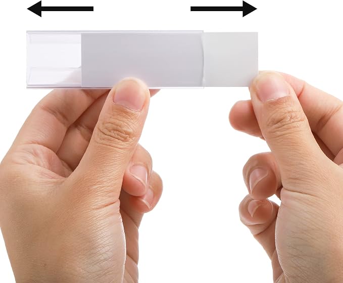 Hedume 100 Pcs Plastic Label Holder - Image 3