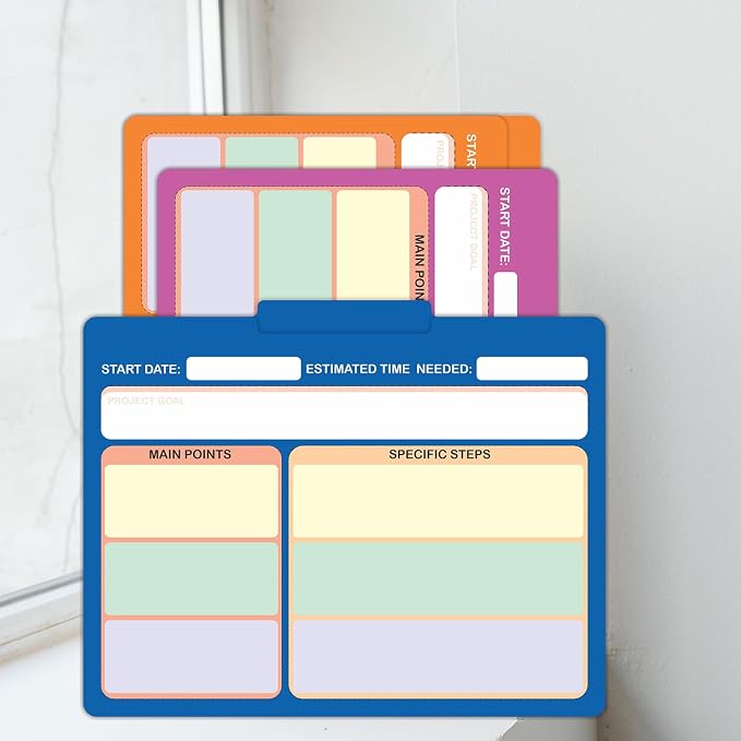 PARTH IMPEX 60 Pack Project File Folders, 1/3 Cut Tab - Image 6