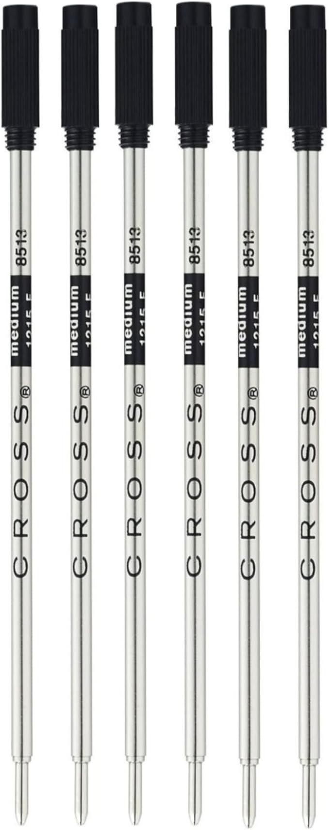 Cross Ballpoint Pen Refills, Medium Point, 2 Per Pack, 3 Packs Total - Image 2