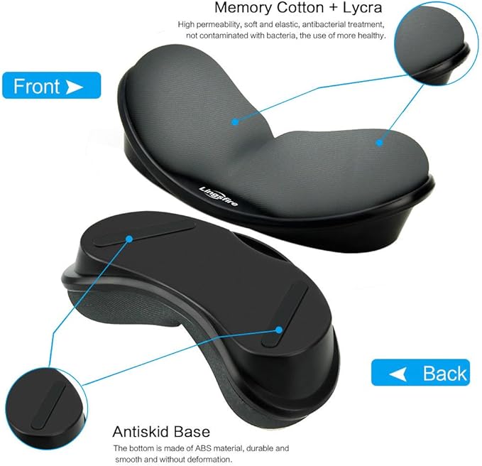 Memory Foam Mouse, Keyboard Wrist Rest Pad Anti-Skid Mousepad Support Mat - Image 5