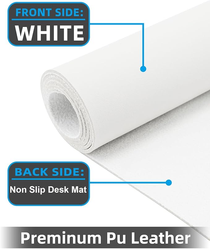 Extra Large Desk pad, Leather Desk Pad Protector, Office Desk Mat, Mouse Pad - Image 2