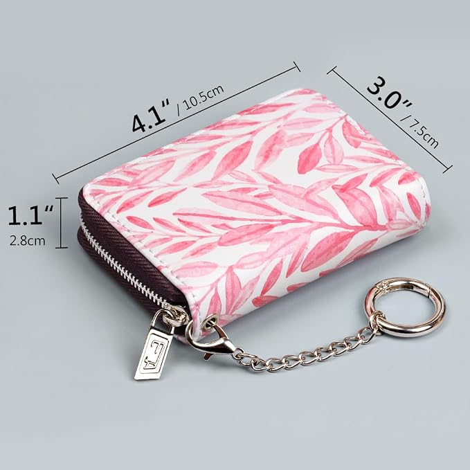 FurArt Zipper Wallet Women, RFID Blocking Credit Card Wallet, Business Card - Image 6