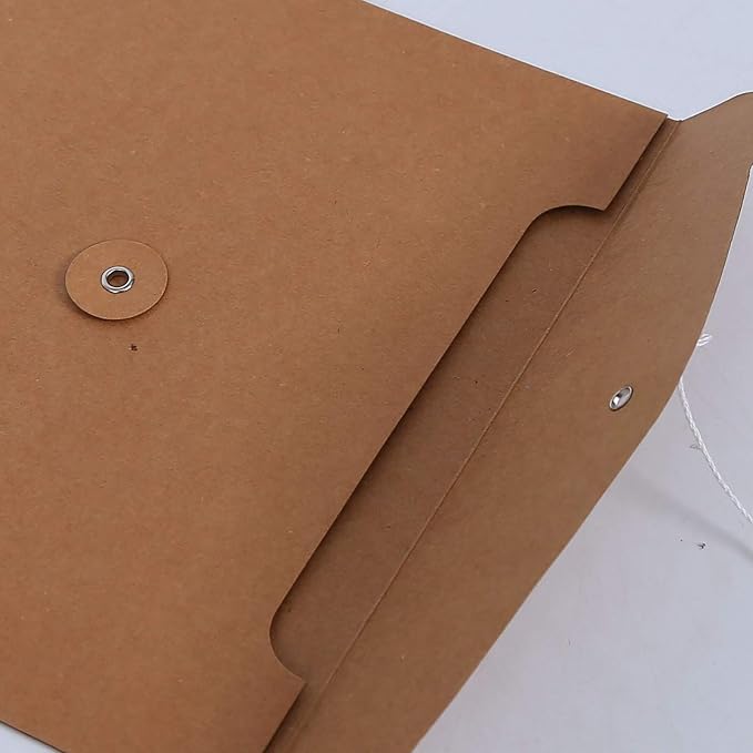 VANRA Kraft String Envelope File Folder Project Pockets File Jacket Document - Image 6
