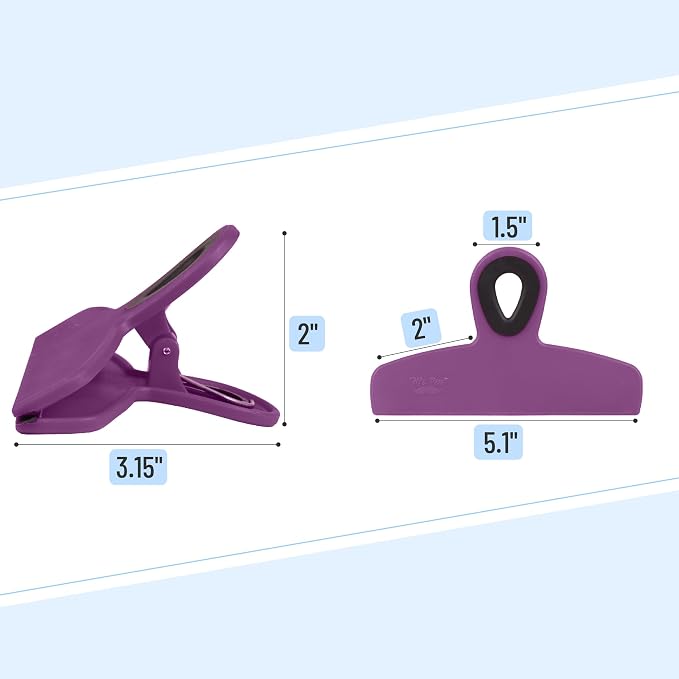 Mr. Pen- Magnetic Bag Clips, 4 Pack, Durable Plastic - Image 3