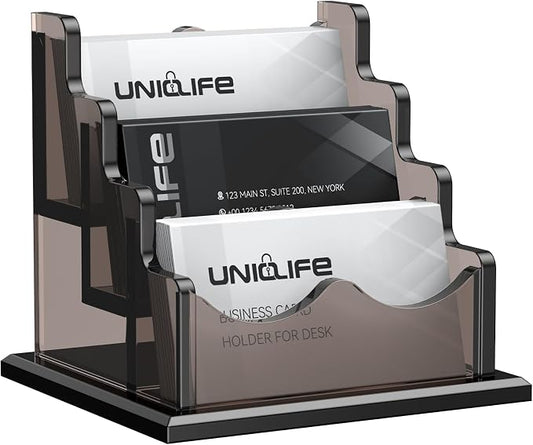 Uniclife Acrylic Business Card Holder by UnicLife