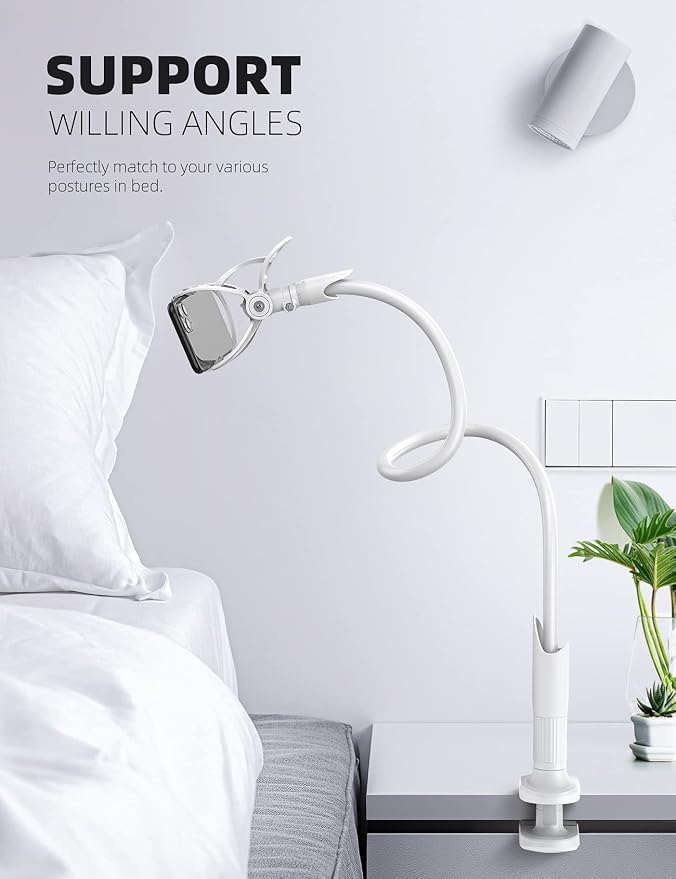 Lamicall Phone Holder, Gooseneck Mount, Compatible - Image 4