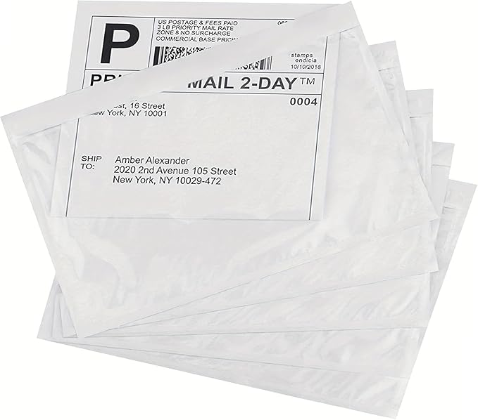 500 Pack 7.5x5.5" Packing List Mailing Envelopes Shipping Envelopes Packing - Image 4