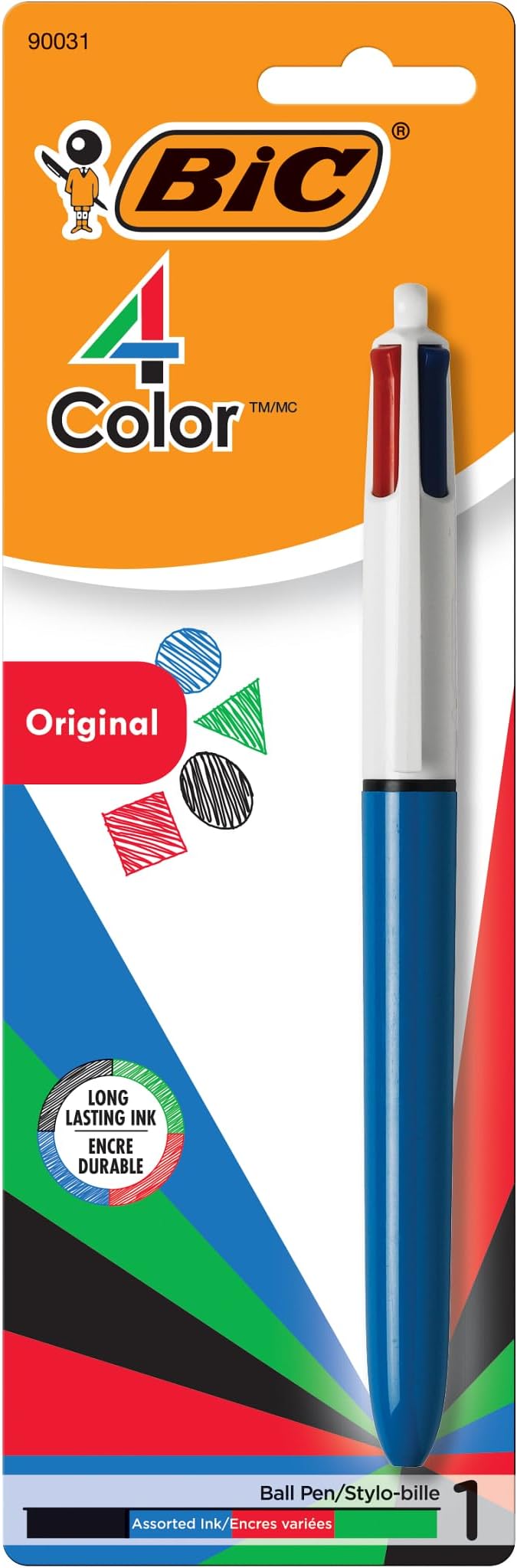 BIC 4-Color Retractable Ballpoint Pen by BIC