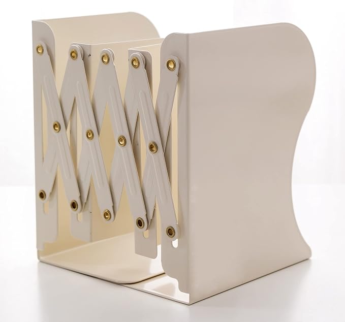 Adjustable Bookends Non Skid Decorative Bookends, Metal Bookend - Image 7
