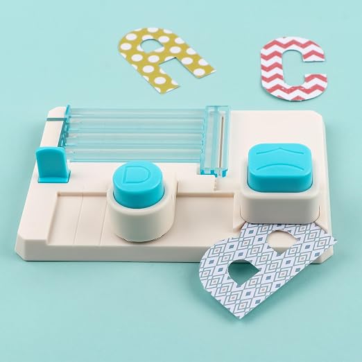 Mini Alphabet Punch Board for Banners, Junk Journals and Scrapbooking - Image 5