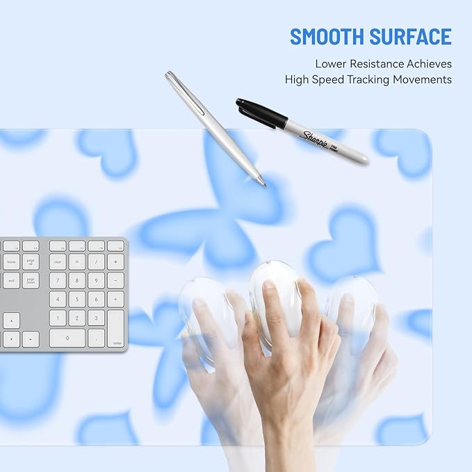 Mousepad Desk Mat Gaming Large Keyboard Cute Office Desktop Computer Laptop XXL - Image 3