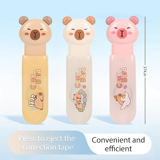 Correction Tape, Mini Retractable Correction Tape Pen, - Image 7