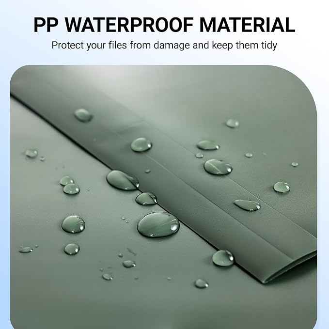 Plastic Hanging File Folders, 24 Pack Olive Hanging Folders，Letter Size - Image 7