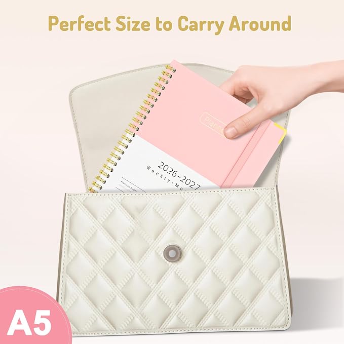 Forvencer Academic Planner 2026-2027, Hardcover Calendar Planner Weekly & - Image 9
