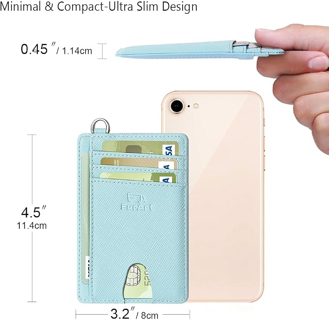 FurArt Slim Minimalist Wallet RFID Credit Card Holder - Image 7