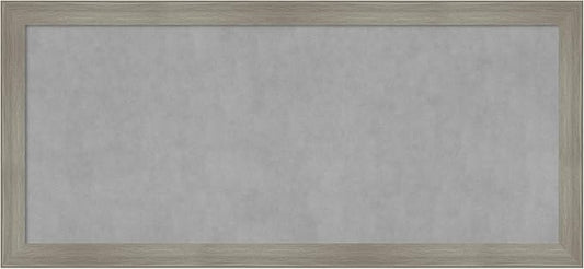Amanti Art Grey Framed Magnetic Board 24x52 Oversize Vision Board by AmantiArt