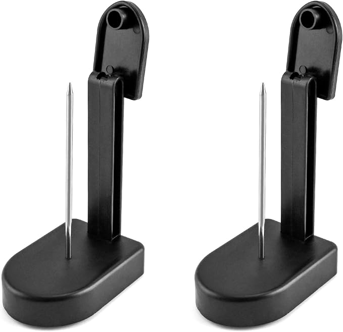 QWORK Paper Memo Holder Receipt Holder, 2 Packs Black Receipt Invoice Spike - Image 7