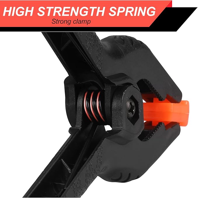 8 Pack Spring Clamps, 4.5inch Plastic Clips, Small Backdrop Clips, Clamps Heavy - Image 5