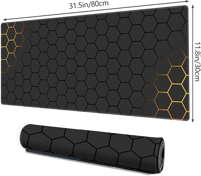 Galdas Mouse Pad for Gaming, XXL XL Large Mouse Mat Long Extended Mousepad Desk - Image 2