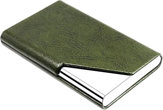 Padike Business Card Holder, Leather Business Card Case Pocket Card Holders by padike