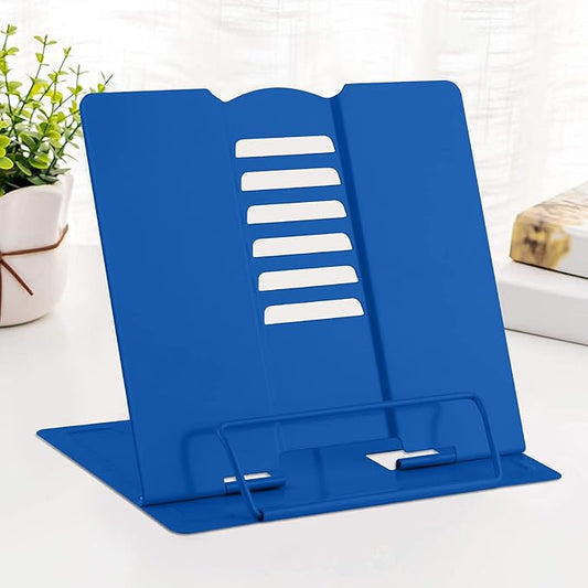 MSDADA Desk Book Stand Metal Reading Rest Book Holder Adjustable Cookbook by ColoryourlifewithMSDADA