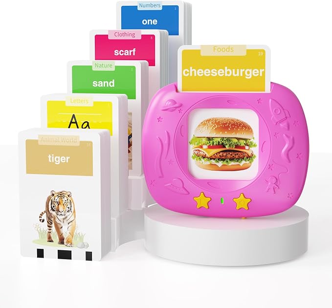 HOMESTEC Toddler Talking Flash Cards by HOMESTEC