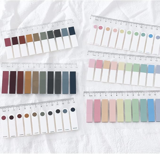 600 Pcs Morandi Sticky Tabs Book Notes Tabs, Page Markers Tabs Pastel Book Tabs - Image 7