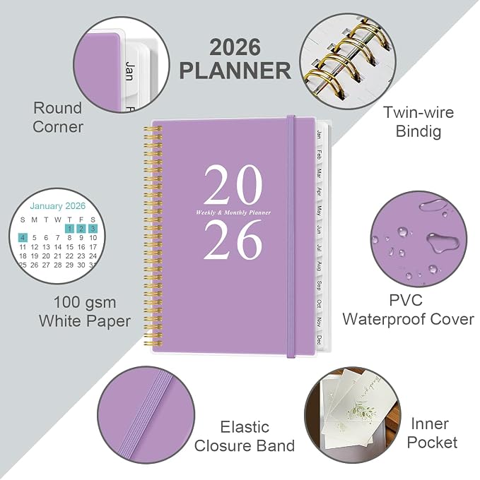 2026 Planner - Academic Planner 2026 from January 2026 to December 2026 - Image 2