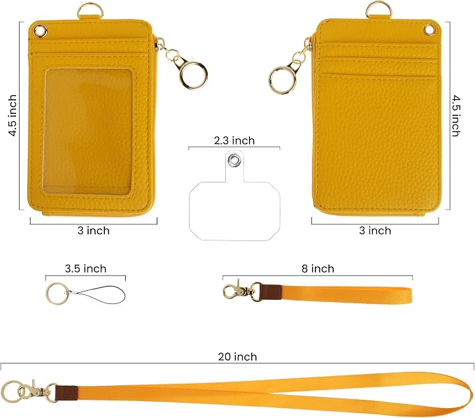 Mondo Designs 2-in-1 ID Badge Holder & Lanyard Wallet - Image 5