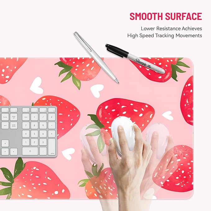 Mousepad Desk Mat Gaming Large Keyboard Cute Office Desktop Computer Laptop - Image 3