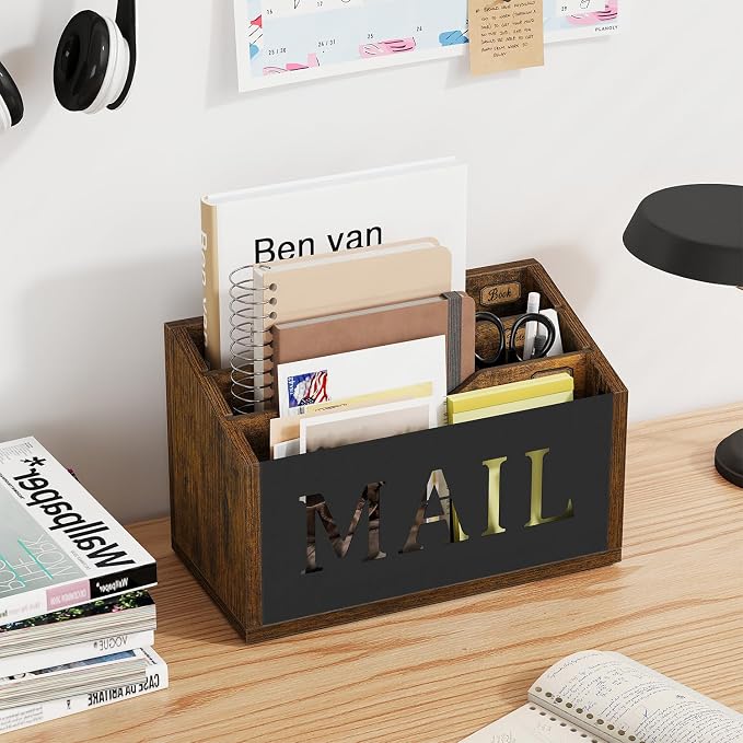 YINMIT Mail Organizer Countertop, Mail Holder - Image 6