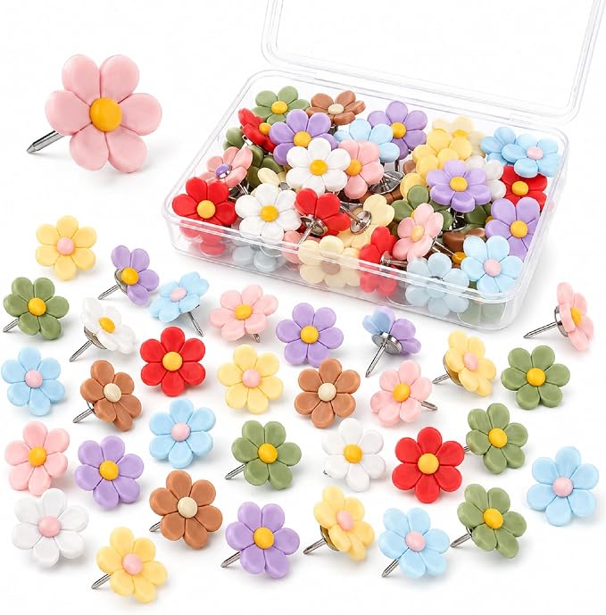 Dispowreath 50 Pcs Flower Push Pins by Dispowreath