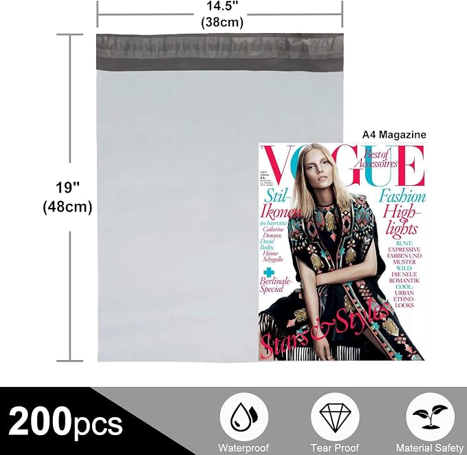 OausTect Poly Mailers 14.5" x 19" Shipping Bags - Image 7