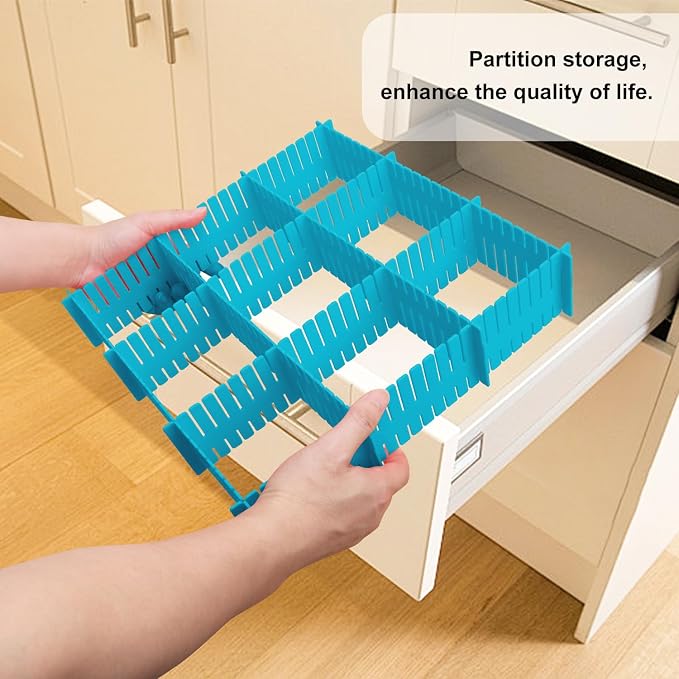 100 PCS Premium DIY Drawer Dividers, Adjustable Drawer Dividers - Image 7