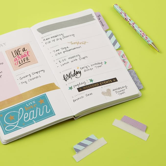 Avery Margin Ultra Tabs, 2.5" x 1", 24 Repositionable Page Tabs - Image 6