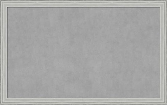 Amanti Art Silver Framed Magnetic Board 27x43 Large Vision Board by AmantiArt