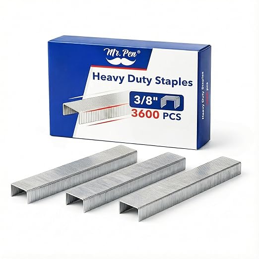 Mr. Pen- Heavy Duty Staples Office Supply, 3/8 inch Length, Office Staple by MrPen